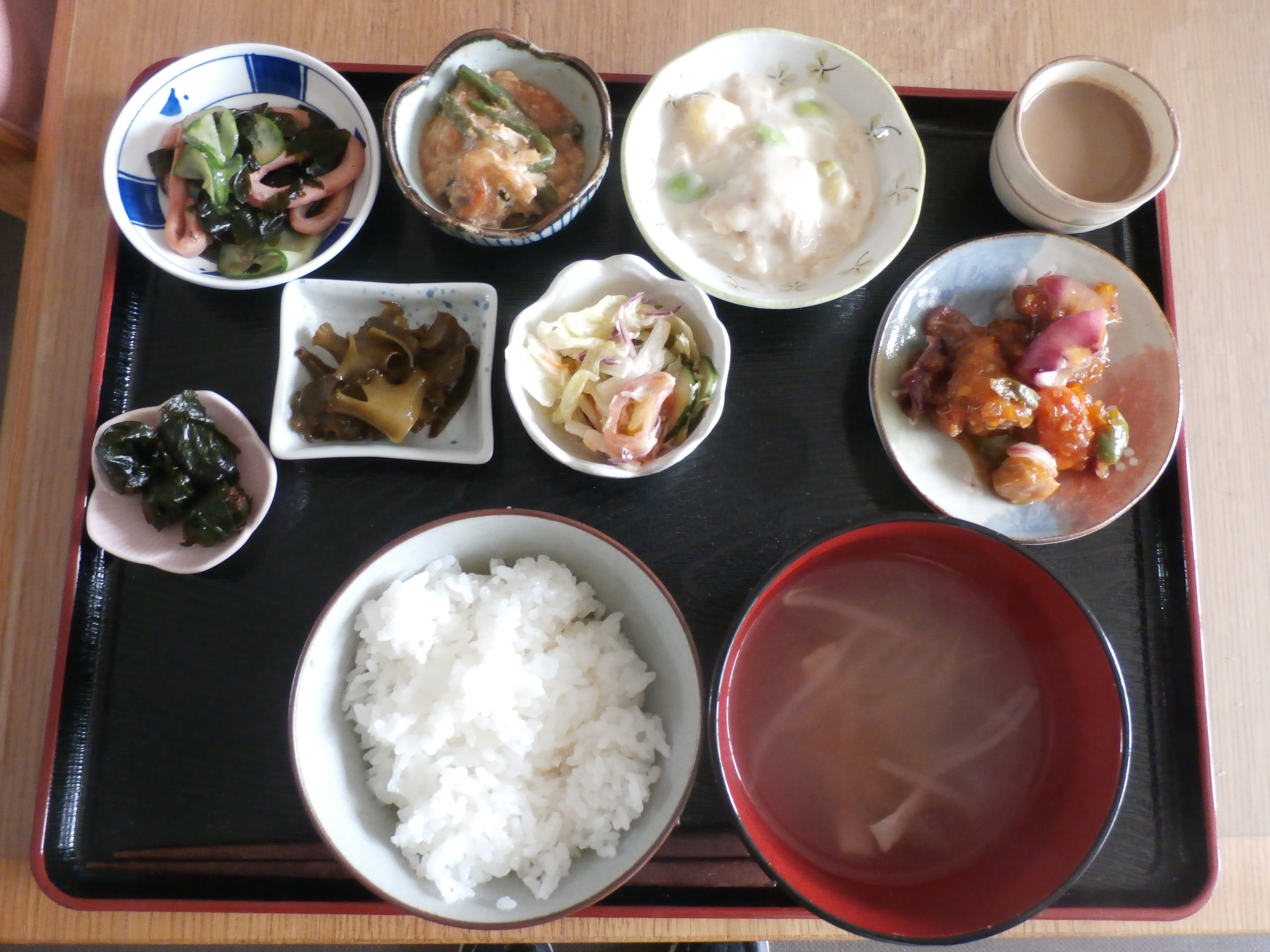 ８月２７日(日)昼食メニュー